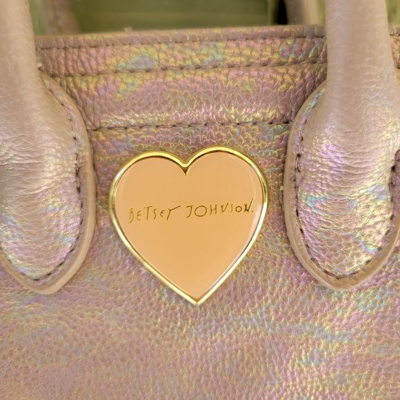 BETSEY JOHNSON Dreamworks Trolls Silver Gray Mini Bag Crossbody - Picture 8 of 9